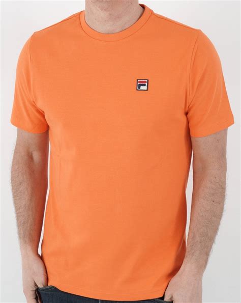 fila vintage sunny t shirt orange 80s casual classics