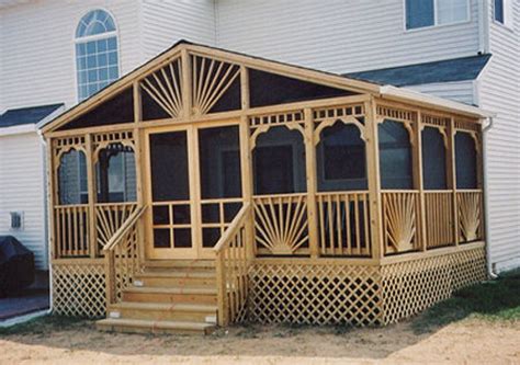 decks  patios screened  patio porch design mobile home porch