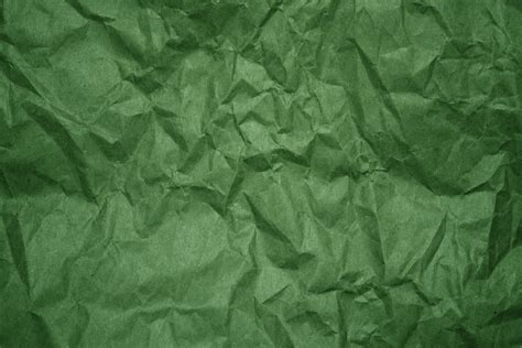crumpled green paper texture picture  photograph  public domain