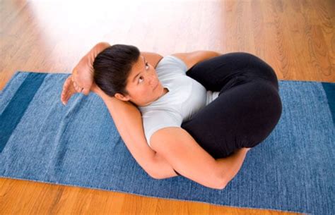 sleeping yogi pose popsugar fitness