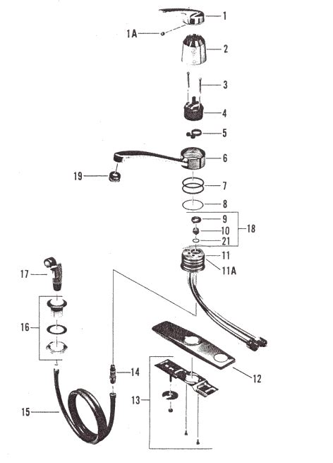 american standard bathroom faucet parts diagram artcomcrea