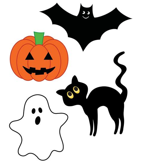 halloween cutouts  printable printable templates