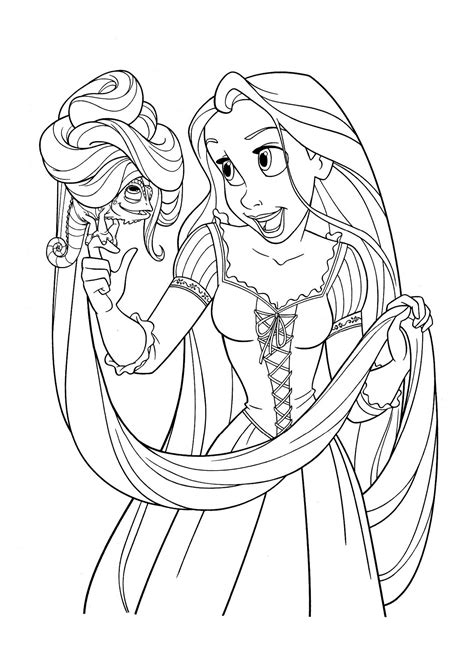 tangled     tangled kids coloring pages