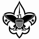 Scout Boy Scouts Eagle Lis Fleur Clip Clipart Logo Badge Emblem America Council Scouting Bsa Area Silhouette Award Logos County sketch template
