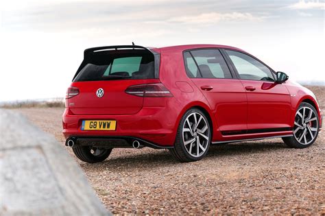 volkswagen golf gti clubsport edition  uk spec typ  cars red  wallpapers hd