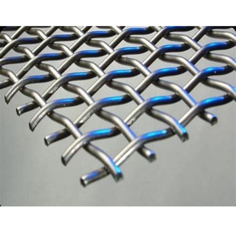 silver stainless steel woven wire mesh  construction material