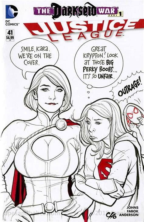 Power Girl And Supergirl By Frank Cho Frank Cho Comics Comic Book