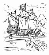 Piratas Barcos Megadiverso sketch template