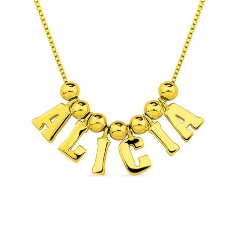 personalized initial necklace letter pendant