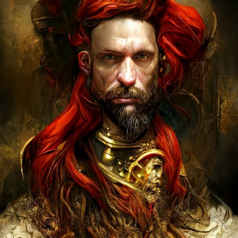 face  king  red hair kingdom  rehamalo