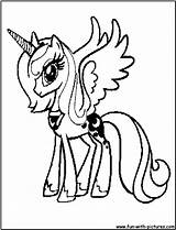 Pony Little Coloring Pages Luna Nightmare Moon Mylittlepony Printable Color Princessluna Kids Princess Queen Chrysalis Print Colouring Para Colorear Fim sketch template