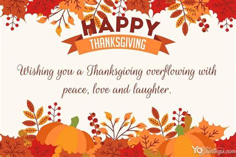 happy thanksgiving wishes card