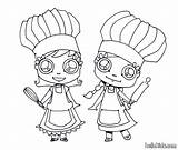 Coloring Pages Cook Cooking Utensils Ready Print Sheets Chef Getcolorings Little Color Hellokids Girl Kids Getdrawings sketch template