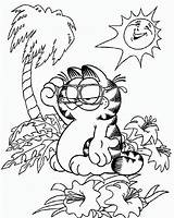 Garfield Coloringme sketch template