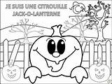 Halloween French Coloring sketch template