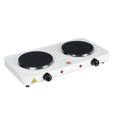 portable cuisine electric double cast burner hot plate  twin ring hot plate mini electric hob