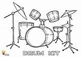 Drum Drums Coloring Printables Easy Kit Yescoloring Percussions Instrument Pounding Musical sketch template