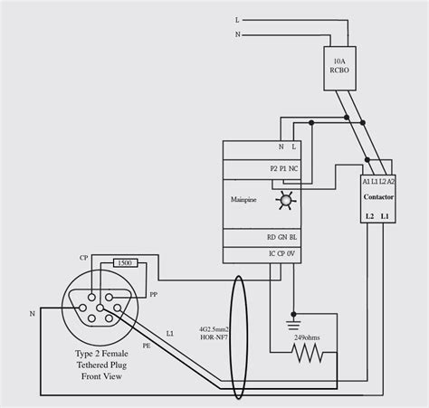 ev charging wiring diagram  wallpapers review