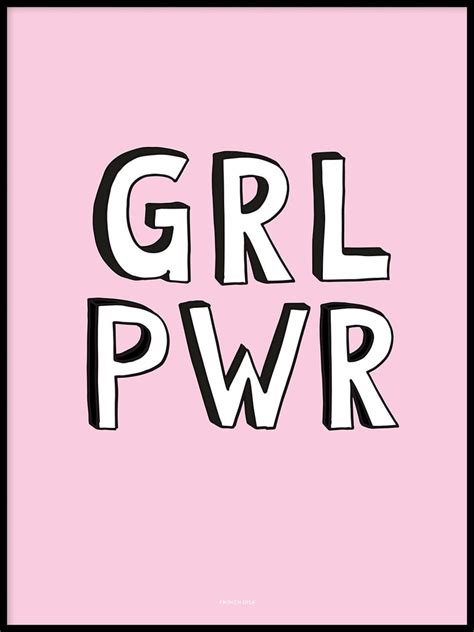 Poster Grl Pwr Pink Order Online From