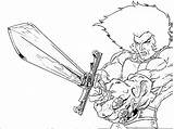 Thundercats Coloring Pages Printable Getcolorings sketch template