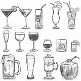 Doodle Zeichnen Thyroid Illustrations Alcoholic Skizze Vektorgrafik Getränke Thinkstockphotos Lesen Doodles Tablero sketch template