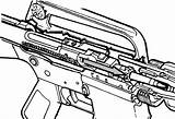 M16 Wylde Rifle Marksmanship Chambering Dentro Cartridge Innenleben Funziona All4shooters Cartuccia Functioning Patrone Dod Ferrolho Gruppo Otturatore Cano Parte sketch template