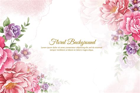 beautiful floral background  vector art  vecteezy