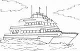 Bateau Navire Coloriages Colorier sketch template