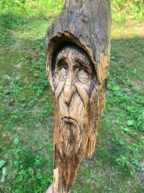 wood carving wood spirit carving wood wall art hand carved wood art