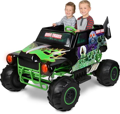 monster truck electric kids ride  car toy christmas gift sound lights