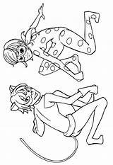 Ladybug Miraculous Noir Coloring Cat Pages Tales Kids Lady Bug Marinette Fun Printable Draw Mermaid Dupain Cheng Crafts Template Cartoon sketch template