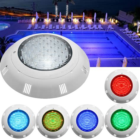 lm   led rgb swimming pool light multi color underwater remote control bright light