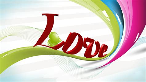 3d Love New Abstract Desktop Best Wallpaper Desktop