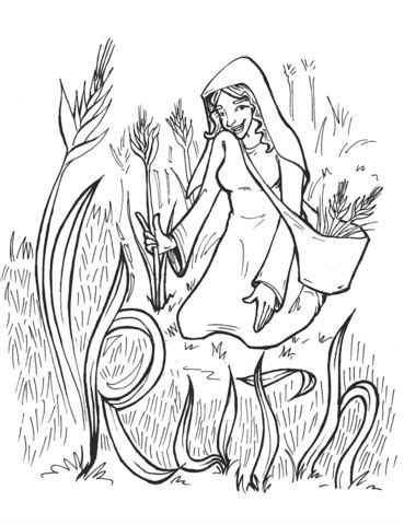 ruth coloring page bible coloring pages bible coloring bible
