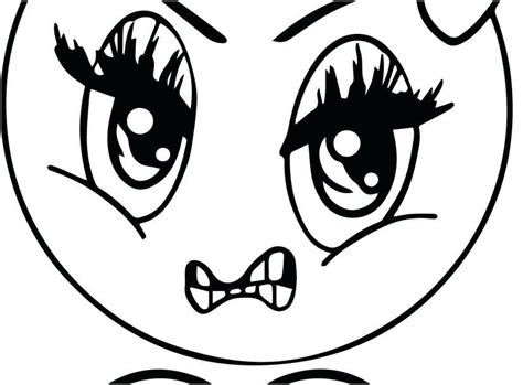 printable emoji faces coloring pages  printable coloring pages