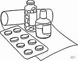 Kolorowanki Medicinas Colorare Druku Medikamente Leki Ausmalbild Apteka Disegni Medicina Drogen Kategorien sketch template