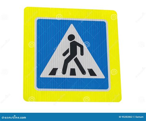 zebra crossing sign stock photo image  attention traffic
