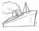 Navio Vapor Titanic Tudodesenhos sketch template