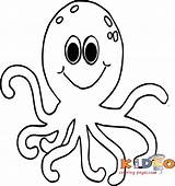 Octopus Kidocoloringpages sketch template