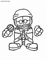 Combat Coloring sketch template