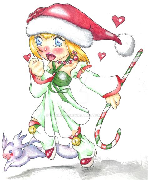 christmas chibi  yamina  deviantart