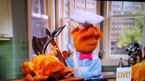 muppets swedish chef  thanksgiving   food network youtube