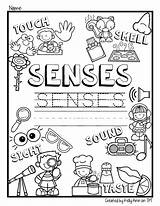 Coloring Vocabulary Senses sketch template