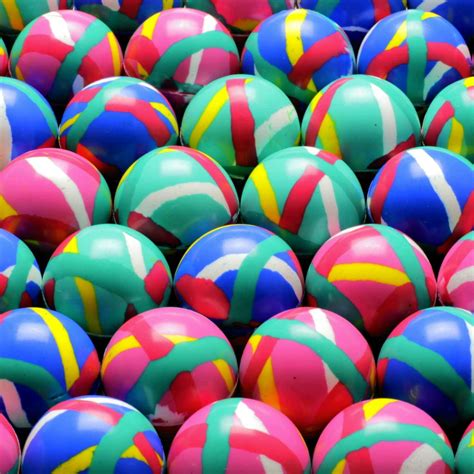 pcs bouncy balls bulk mm  color stripes bouncing balls party