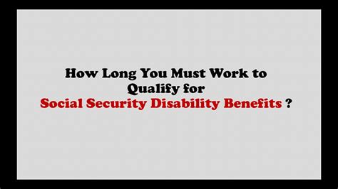social security disability benefits youtube