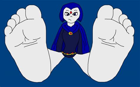 Raven S Bare Feet Tease Teen Titans Ver By Johnhall2018 On Deviantart