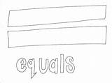 Equals Colouring Mathematical Symbols Different Does Why Look sketch template