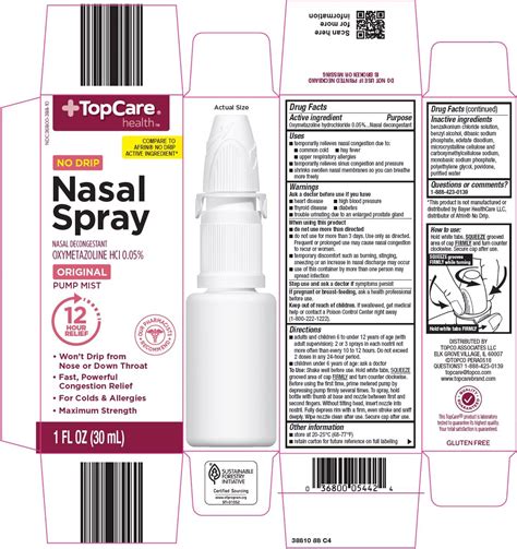 Topcare Nasal Spray Topco Associates Llc