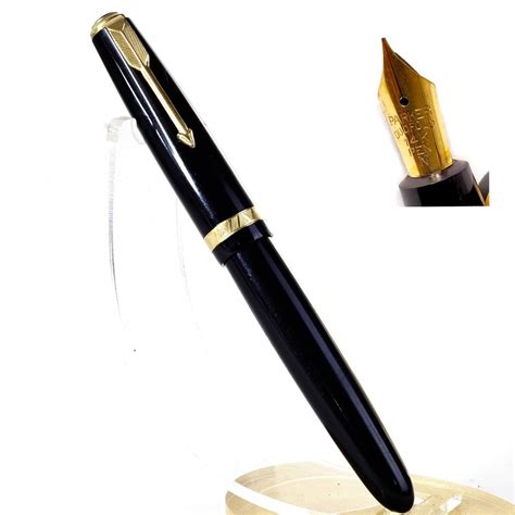 buy vintage parker duofold uk fountain    sold gold  nib