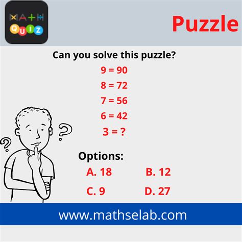 Can You Solve This Puzzle 9 90 8 72 7 56 6 42 3